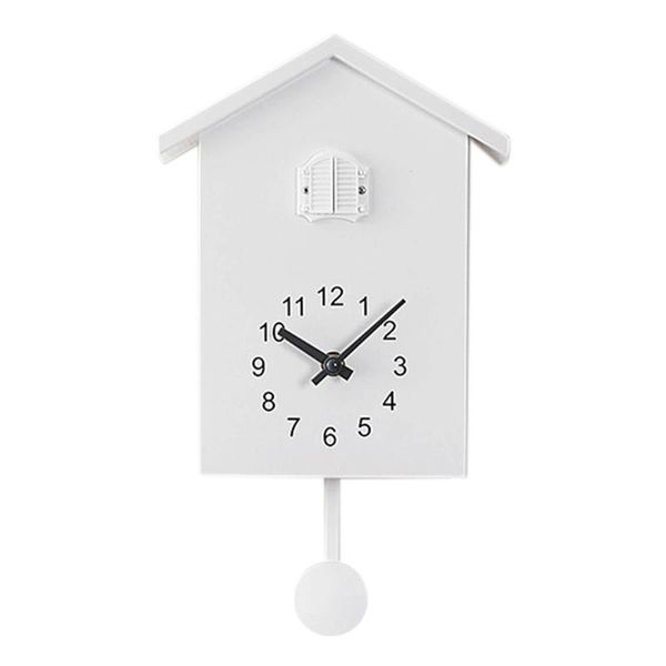 

3colors modern plastic bird cuckoo design quartz wall hanging clock timer quartz wall clock for home office decoration