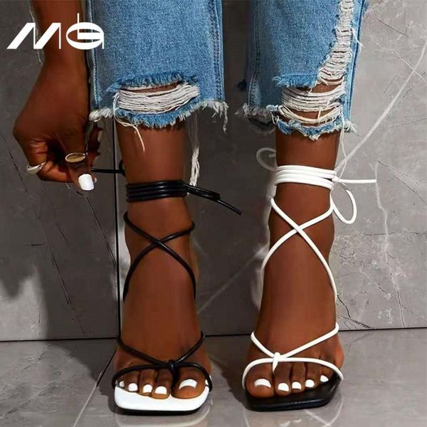 

comfortable women sandals heels 2021 high heels female summer flip flops design brand lady shoes black white stripper