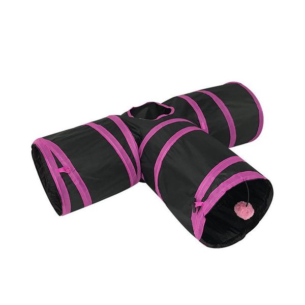 

cat toys track foldable tunnel tube interactive indoor peep hole kitten toy fun and durable