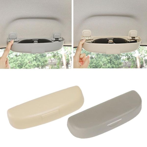 

car organizer glasses holder for sun visor doors seat backs sunroofs abs directly clamp thickened sound insulation pad