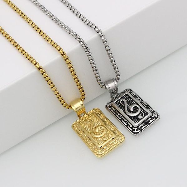 

pendant necklaces fashion women jewelry stainless steel musical note necklace mother's day gift, Silver