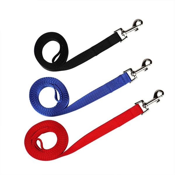 

summer popular pet supplies solid lengthened dog leash polyester rope long leashes for puppy supplies for dogs walking training