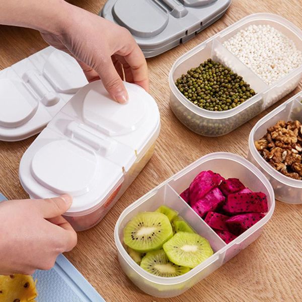 

storage bottles & jars refrigerator organizer food container with lid handle fresh-keeping box case fridge reusable crisper for kitchen