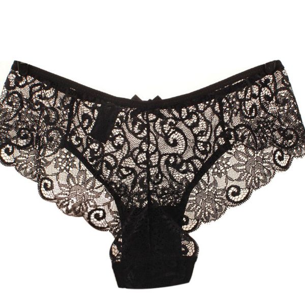 

buy transparent underwear ee soft panties lingerie mid tail women broek new, Black;pink