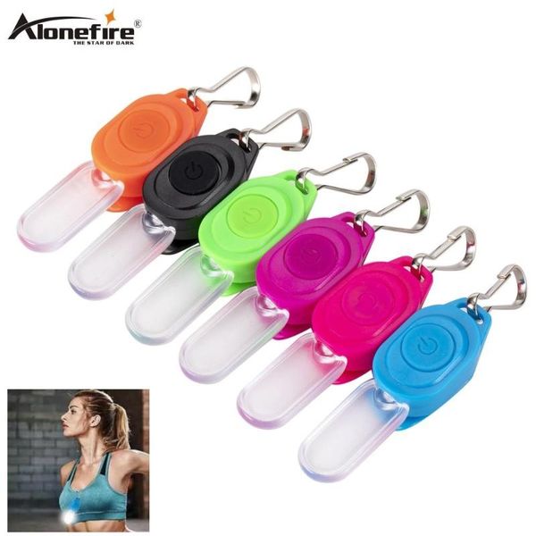 

alonefire y04 2pcs high visibility accessories night mini led flashing zipper pulller light keychain light led safety