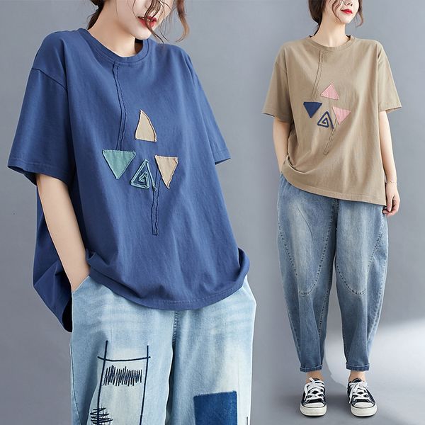 

2021 new women harajuku windmill patchwork summer female 100kg oversized short sleeve pullover casual office lady clothing rhh8, White