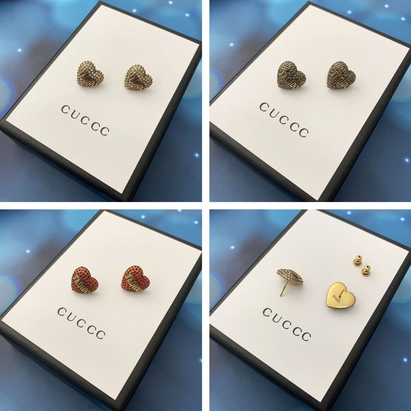 

70% off luxury jewelry family's new letter love earrings in 2021, Golden