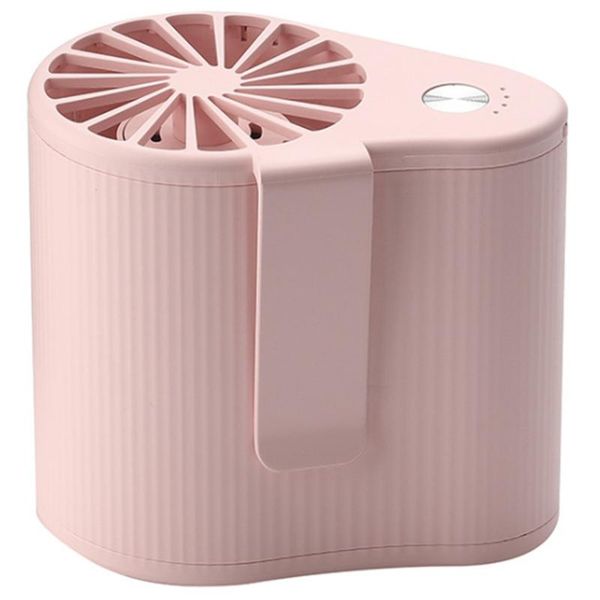 

mini waist hanging fan super powerful airflow portable air conditioning suit rechargeable battery 3 speed setting