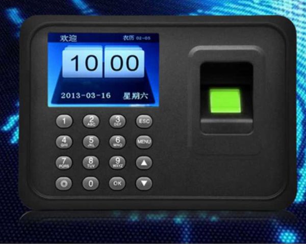 

biometric attendance system usb fingerprint reader time clock employee control machine electronic device spanish spain en