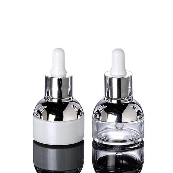 

storage bottles & jars 30ml transparent glass dropper empty essential oils perfume bottle women cosmetic container small packaging lx5878
