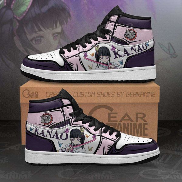 

kanao tsuyuri sneakers custom demon slayer anime sport shoes 2021