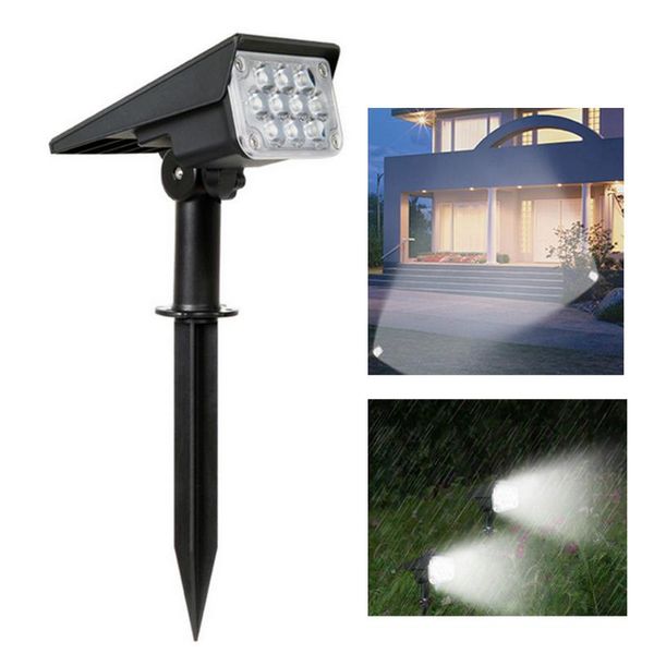 

solar lamps 20led garden light ip65 waterproof cold white warm auto on/off outdoor lights landscape spotlights