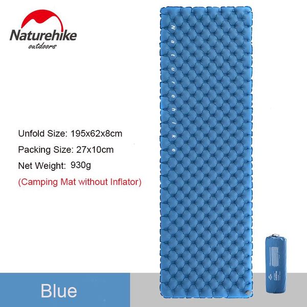 

naturehike double airbag ultralight folding inflatable outdoor camping mattress portable sleeping pad hiking backpack mat
