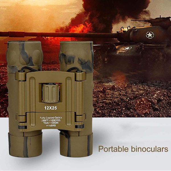 

telescope & binoculars 4# 12x25 long range high magnification camping o noturna definition night vision mini