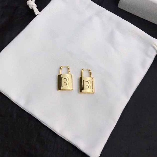 

2021 drop earring with words for women wedding jewelry gift ps3782, Golden