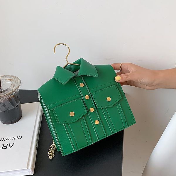 

evening bags jacket shape shoulder bag for women leather handbags and purses luxury square female crossbody