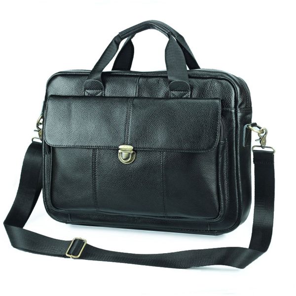

large men genuine leather lapbusiness travel big briefcase cross body messenger bags