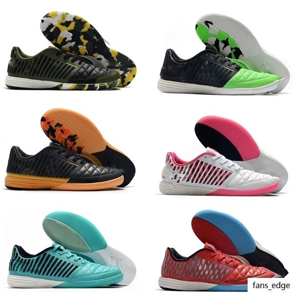 

2020 mens soccer shoes lunar gato ii ic indoor soccer cleats football boots low ankle tacos de futbol new