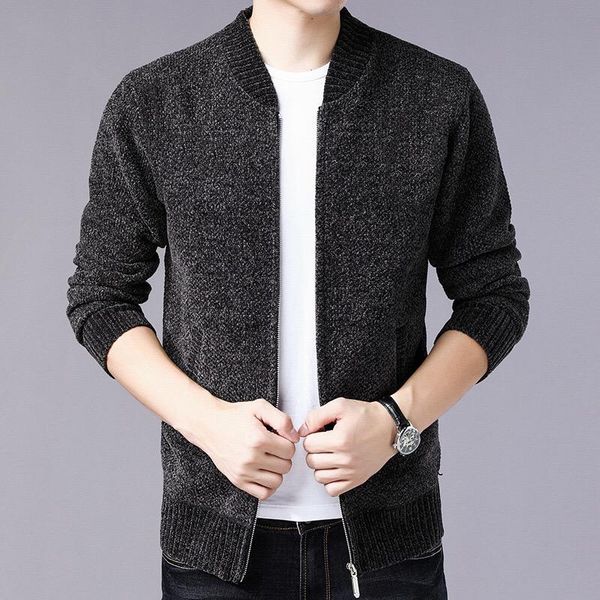 

Men's Sweaters Ropa De Hombre Autumn Winter 2021 Men' S Outwear Fashion Thick Cardigan Men Sweater Overcoat, White;black