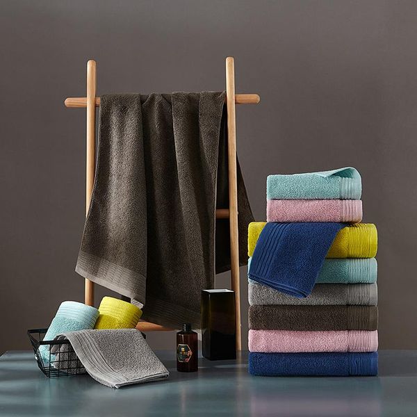 

towel face 33*72cm pure cotton multicolor absorbent soft household bathroom