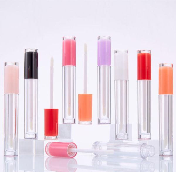 

storage bottles & jars 5ml empty lipgloss bottle tube wholesale lip gloss tubes blam round refillable