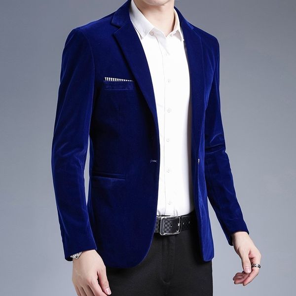 

three-dimensional men's fashion stier city one button solid color single row small men's casual slim suit, White;black