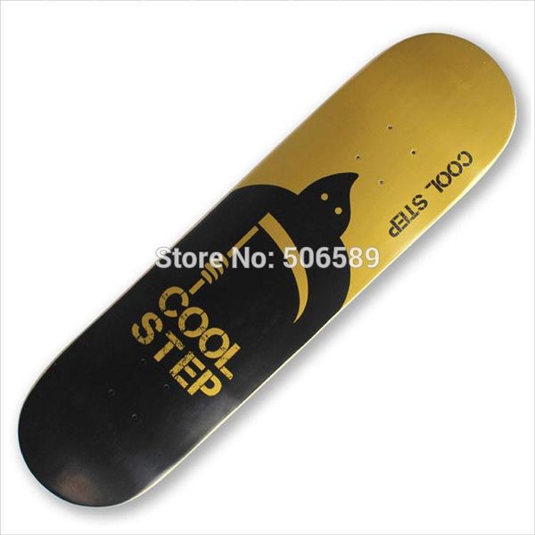 

skate board deck rich golden 19.82x79cm 9mm thickness