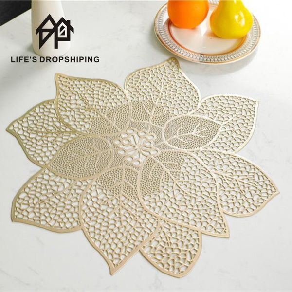 

mats & pads pvc table mat decorative pad coasters home decor tabl stand mug placemat for kitchen dining simulation plant