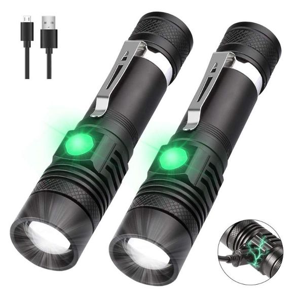 

6000lm super bright led usb linterna led torch t6/l2/v6 power tips zoomable bicycle light 18650 rechargeable
