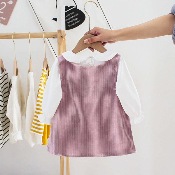 

and girls' suit spring skirt baby two piece autumn new children's dress