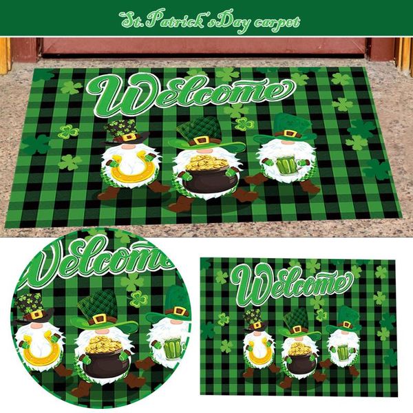 

st. patrick's day welcome doormats 1043 home carpets decor carpet living room carpet safe and reliable daily home facilities