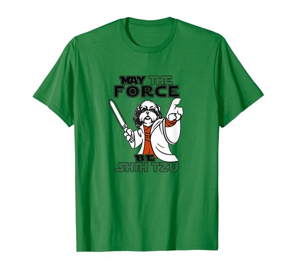 

may the force be shih tzu, White;black