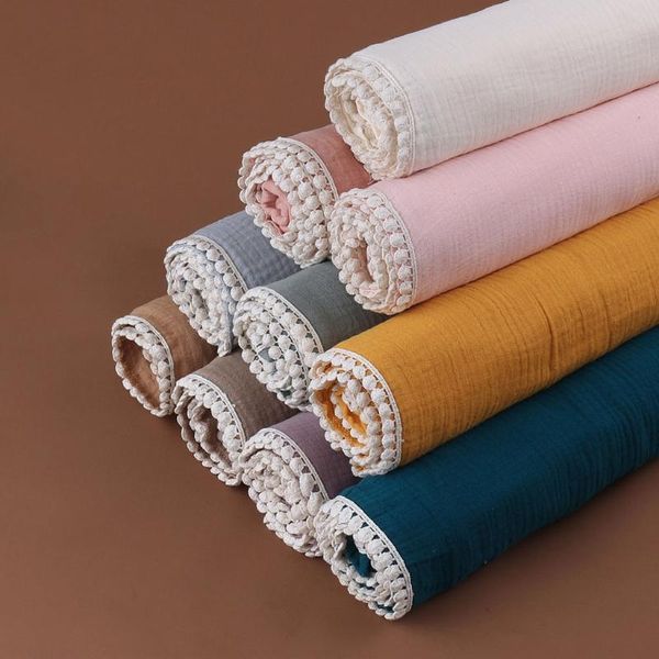 

baby blankets newborn swaddle wrap receiving blanket sleeping quilt bath towel k92d