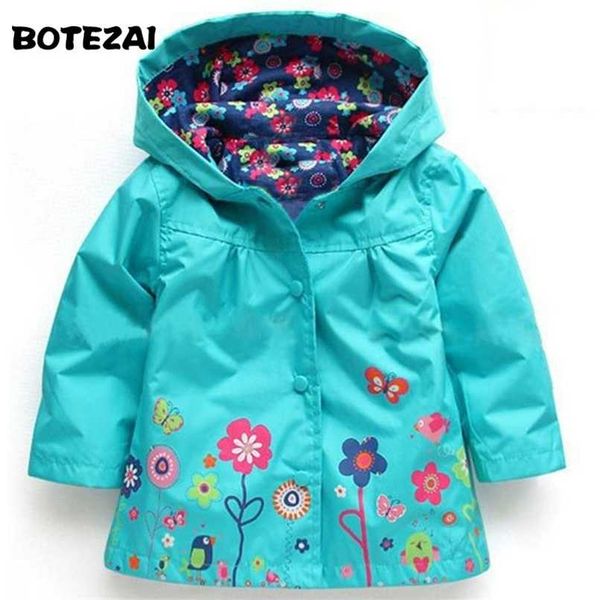 

hooded boys jacket coat for girl casual outer kids winter outwear spring autumn fashion clothes children raincoat outerwer 211023, Blue;gray