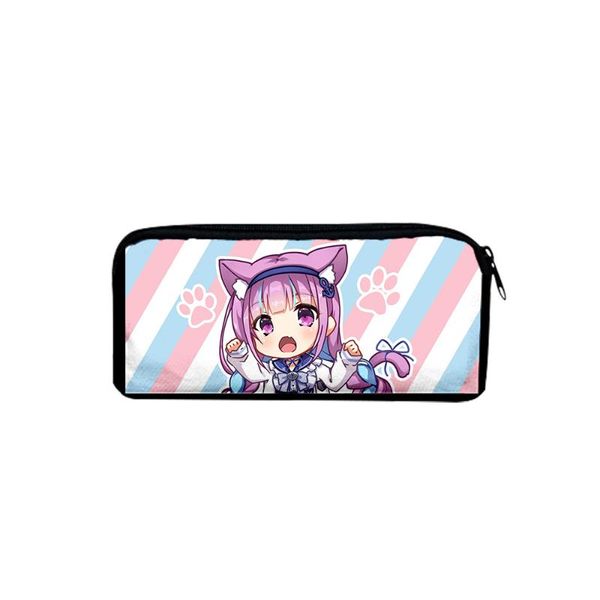 

wallets aqua student large capacity zipper pen bag, Red;black