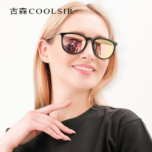 

sunglasses ladies polarized oval pink mirror light summer uv 400 protection elegant man driving fashion, White;black
