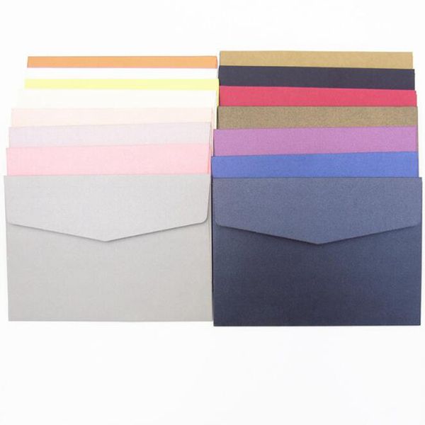 Buste colorate per sacchetti di carta di alta qualità Buste per carte da 6 pollici in carta Kraft Borse per inviti all'ingrosso