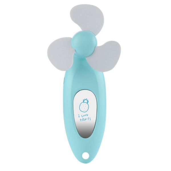 

electric fans hand-held flashing fan led light-emitting mini mirror creative handheld
