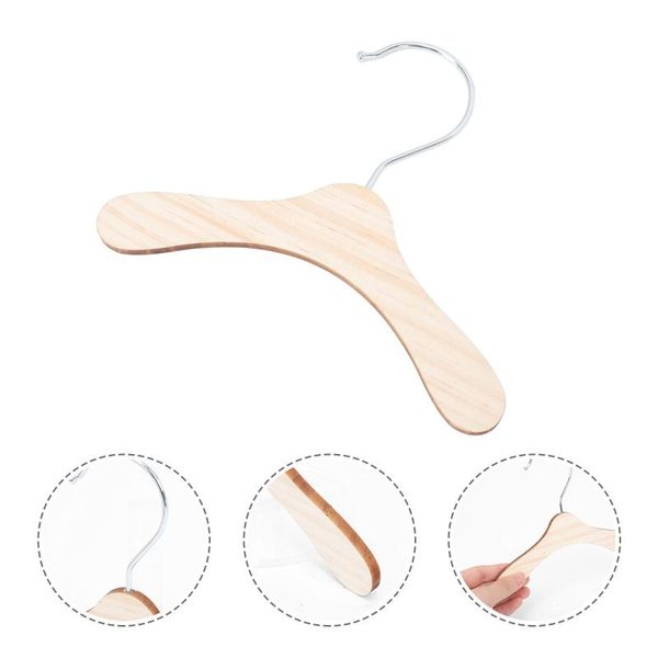 

hangers & racks 10pcs wooden pet apparel simple clothes