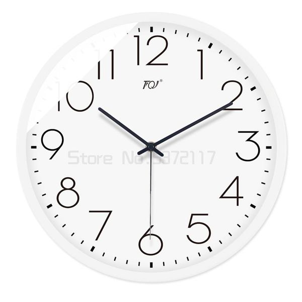 

wall clocks simple clock silent white watch radio wave decoration quartz