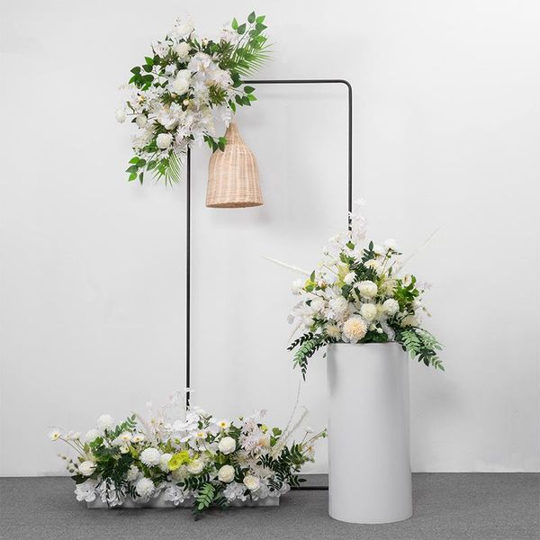 

decorative flowers & wreaths 45/90cm wedding arch decoration flower rose hydrangea artificial ball centerpiece backdrop decor table
