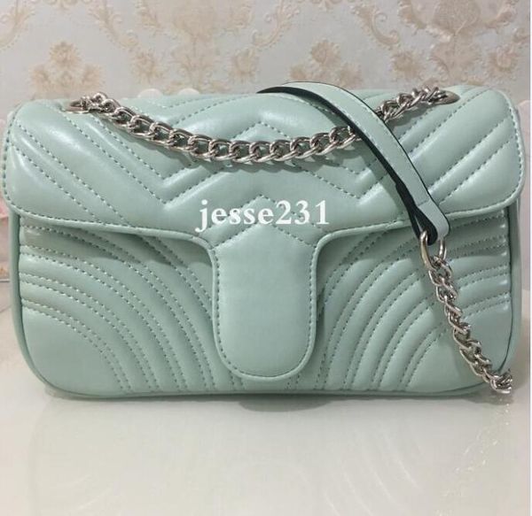 

handbag women luxurys designers bags 2021 crossbody bag fashion shoulder pu leather gold silver and sliver chain messenger fema