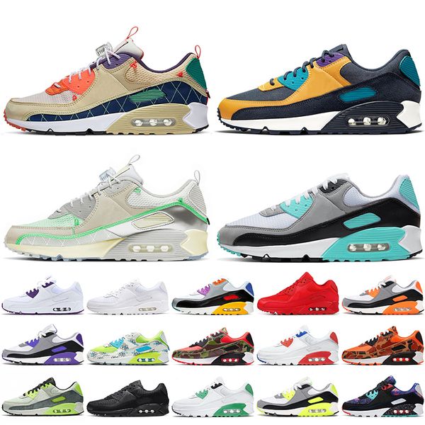 

cushion women mens running shoes 90s trainers sneakers trail team gold navy purple white green off hyper turquoise size 36-45
