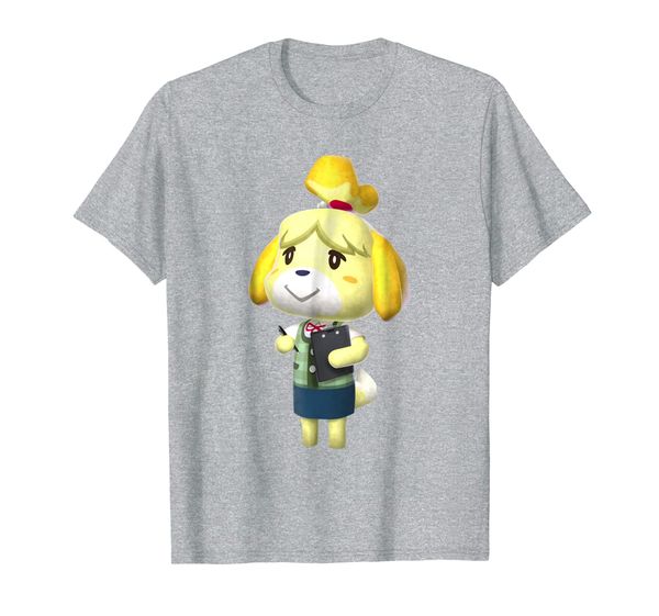 

nintendo animal crossing isabelle graphic t-shirt, White;black