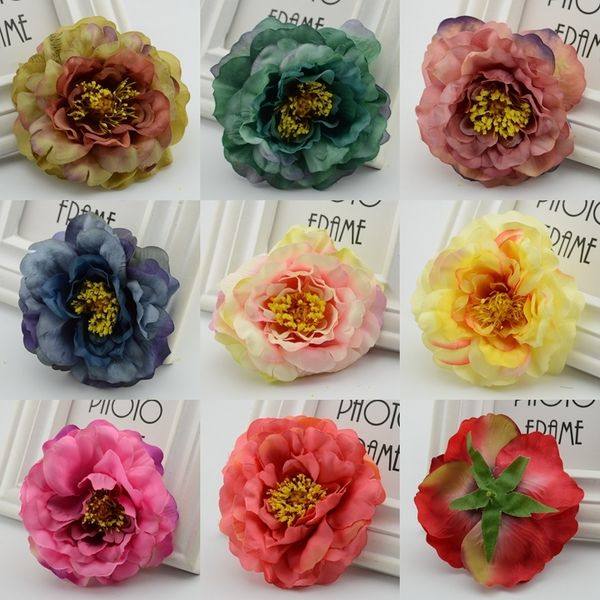 

wedding with vivid peony head, family party decoration, bridal bouquet, doll, 5