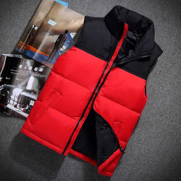 

winter fashion men stand kraag 90% white duck's vesten jassen parka outerwearssalable, Black