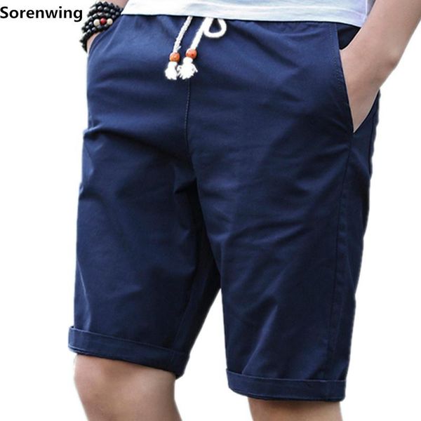

sorenwing shorts men casual short mens cotton mens shorts brand short homme men boardshorts joggers male bermuda masculina 01, White;black