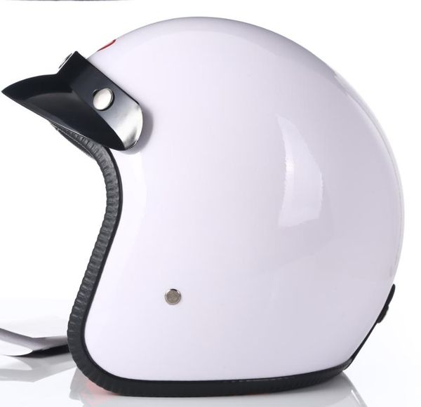 

motorcycle helmets dot approved vintage sun visor motorbike retro cafe abs open face 3/4 casque moto scooter protection for adult