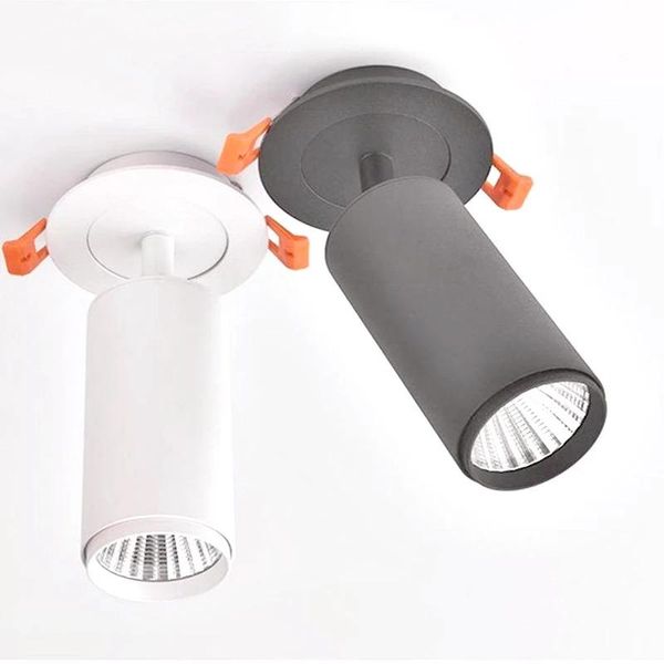 

downlights dimming embedded led spotlight surface mounted cob opening home living room tv background wall 5w 9w ac 110v 220v chambre