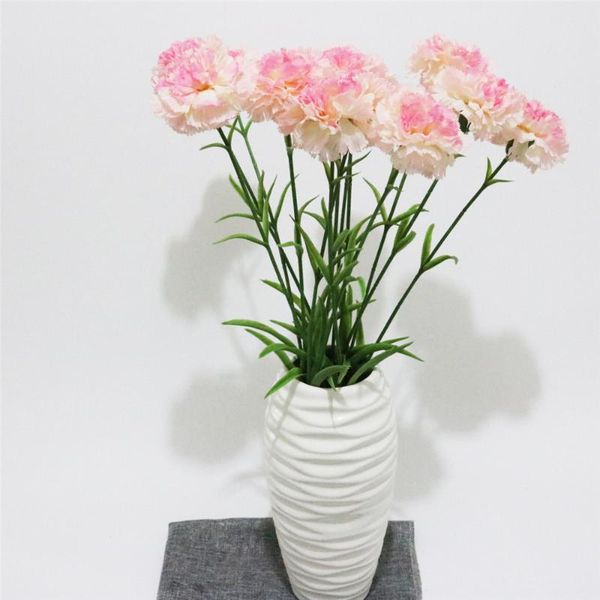 

decorative flowers & wreaths artificial carnation silk branch wedding bridal bouquet party centerpiece decoration mother's day gift